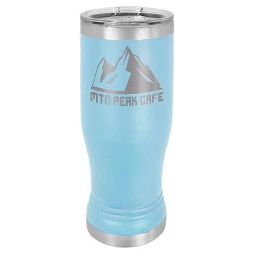 [LTM947] Light Blue 14oz. Polar Camel Pilsner w/Clear Lid