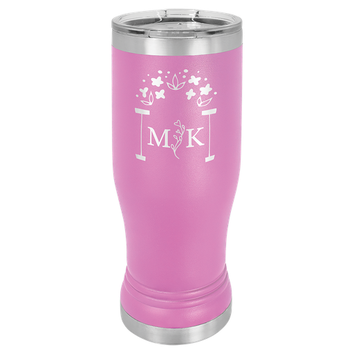 [LTM948] Light Purple 14 oz. Polar Camel Pilsner w/Clear Lid