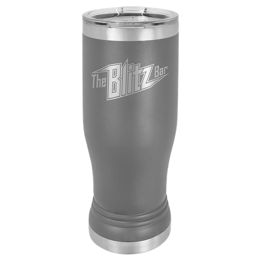 [LTM950] Dark Gray 14 oz. Polar Camel Pilsner w/Clear Lid