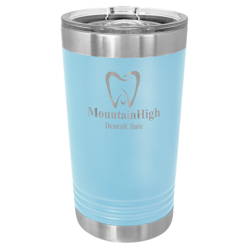 [LTM757] Light Blue 16 oz. Polar Camel Pint with Slider Lid