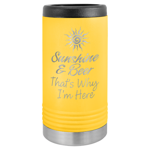 [LBH66] Polar Camel Yellow Slim Beverage Holder