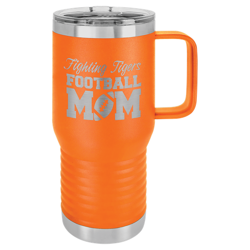 [LCM212] Polar Camel 20 oz. Orange Vacuum Insulated Travel Mug with Slider Lid