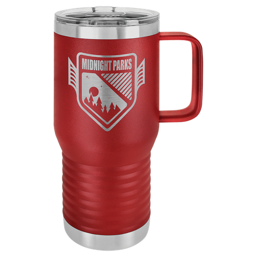 [LCM213] Polar Camel 20 oz. Maroon Vacuum Insulated Travel Mug with Slider Lid