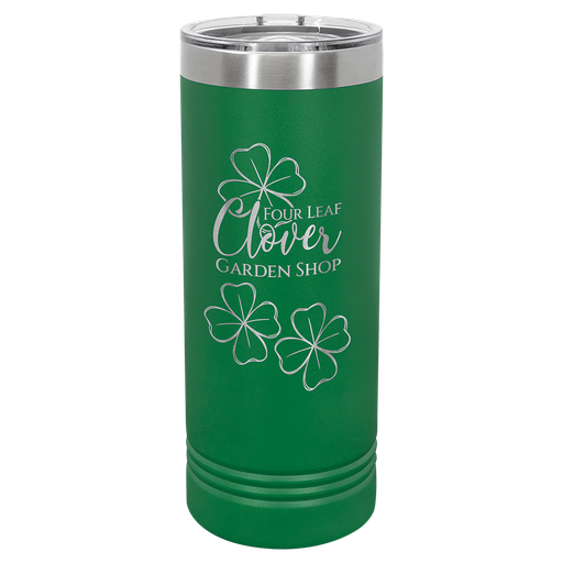 [LTM7015] Polar Camel 22 oz. Green Skinny Tumbler with Slider Lid