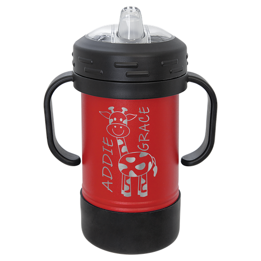 [LSC102] Polar Camel 10 oz. Red Sippy Cup