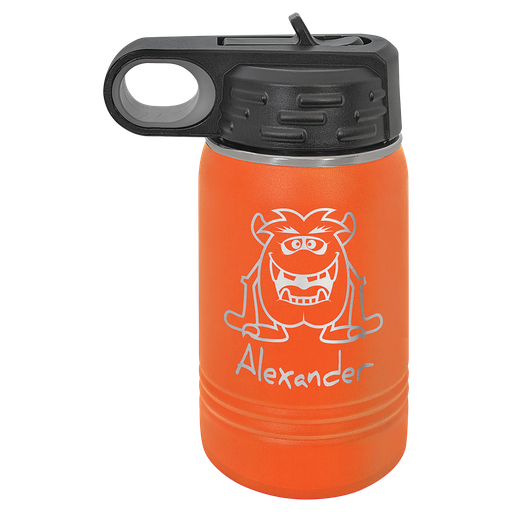 [LWB062] 12 oz. Orange Polar Camel Water Bottle