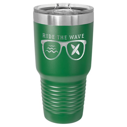 [LTM7365] Polar Camel 30 oz. Green Ringneck Insulated Tumbler w/Slider Lid